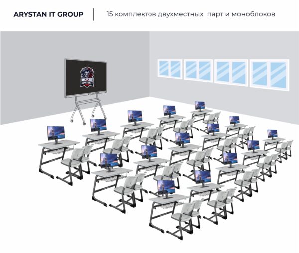 Комплект оборудования ARYSTAN IT GROUP для кабинета Информатики AIO PL2