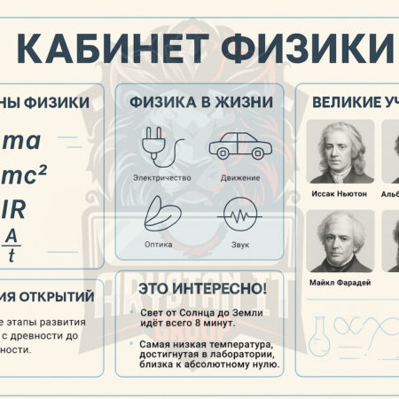 Стенд образовательный для учебных учреждений ARYSTAN (Физика)