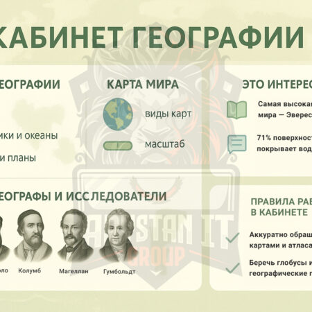 Стенд образовательный для учебных учреждений ARYSTAN (География)