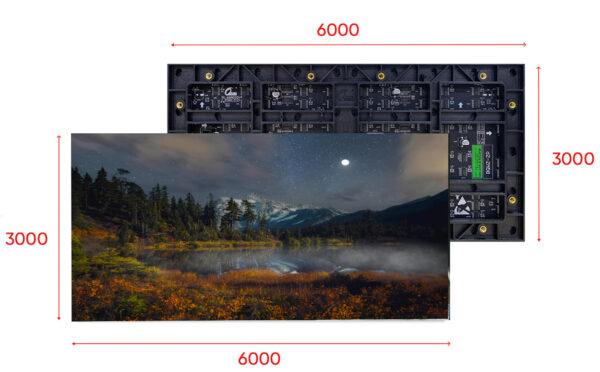 Светодиодный LED Экран ARYSTAN P* P3 3000 x 6000 (внутренний)