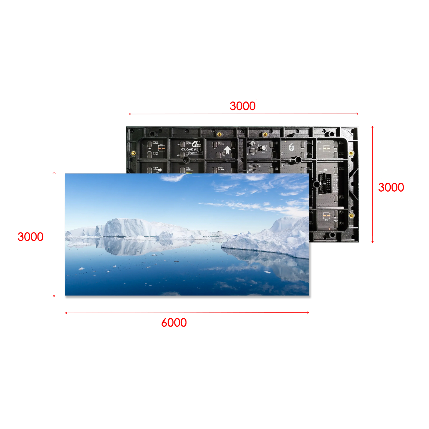 LED Экран P2.5 3000 x 6000 (внутренний)